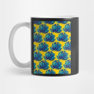 Monstera Bohemian Yellow Mug